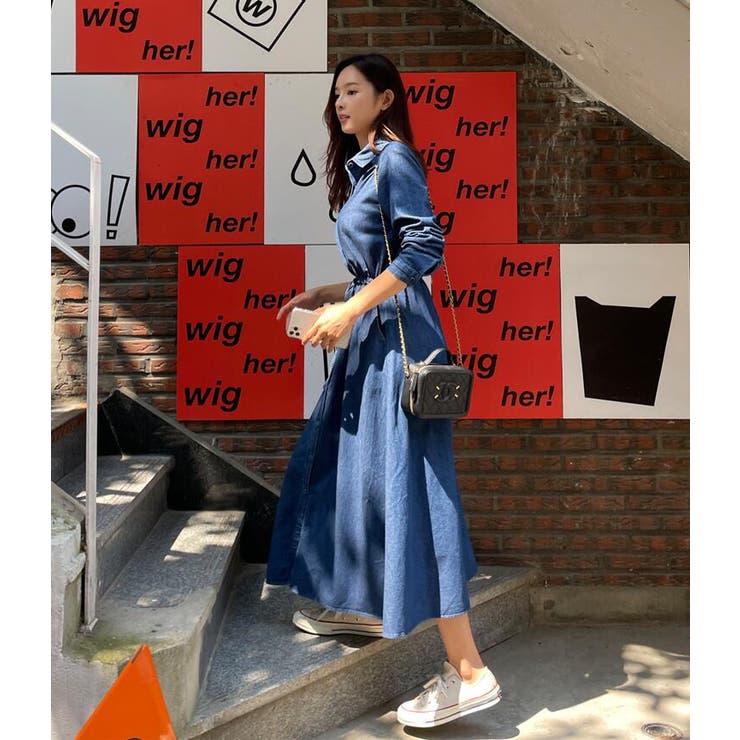 デニムシャツワンピース | Bifrost | 詳細画像6 