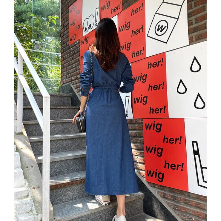 デニムシャツワンピース | Bifrost | 詳細画像8 