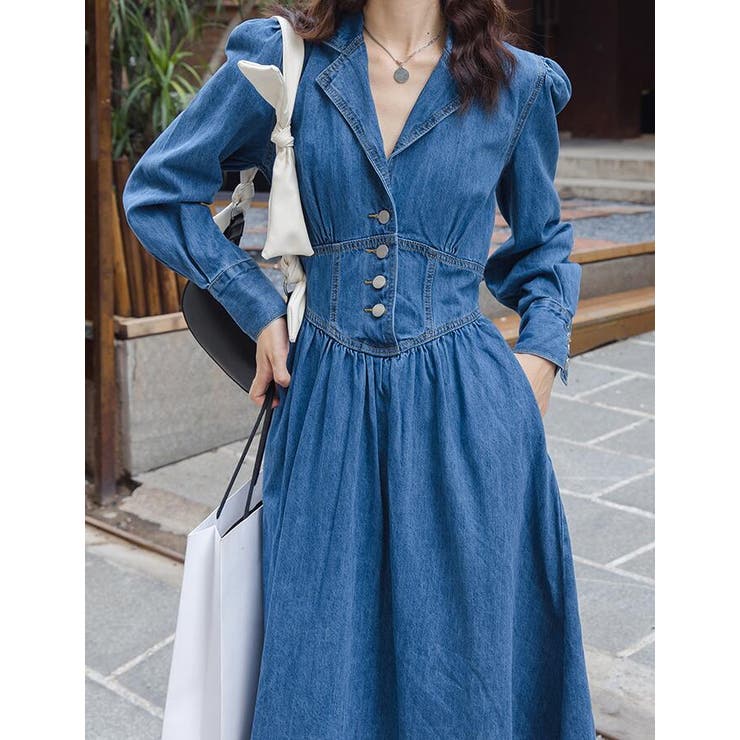 デニムコルセットワンピース | Bifrost | 詳細画像4 