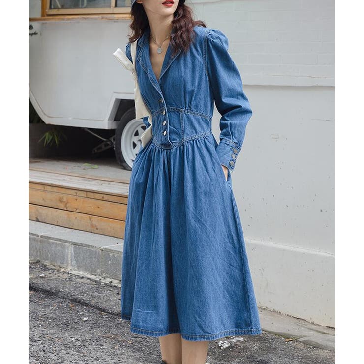 デニムコルセットワンピース | Bifrost | 詳細画像13 