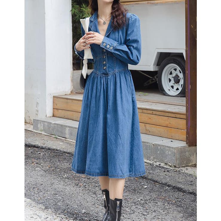 デニムコルセットワンピース | Bifrost | 詳細画像14 