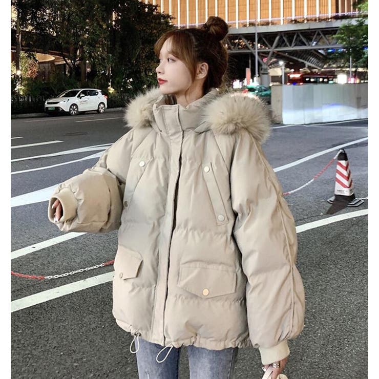 ファーフード付きボリューム感あふれるダウンジャケット | Bifrost | 詳細画像3 