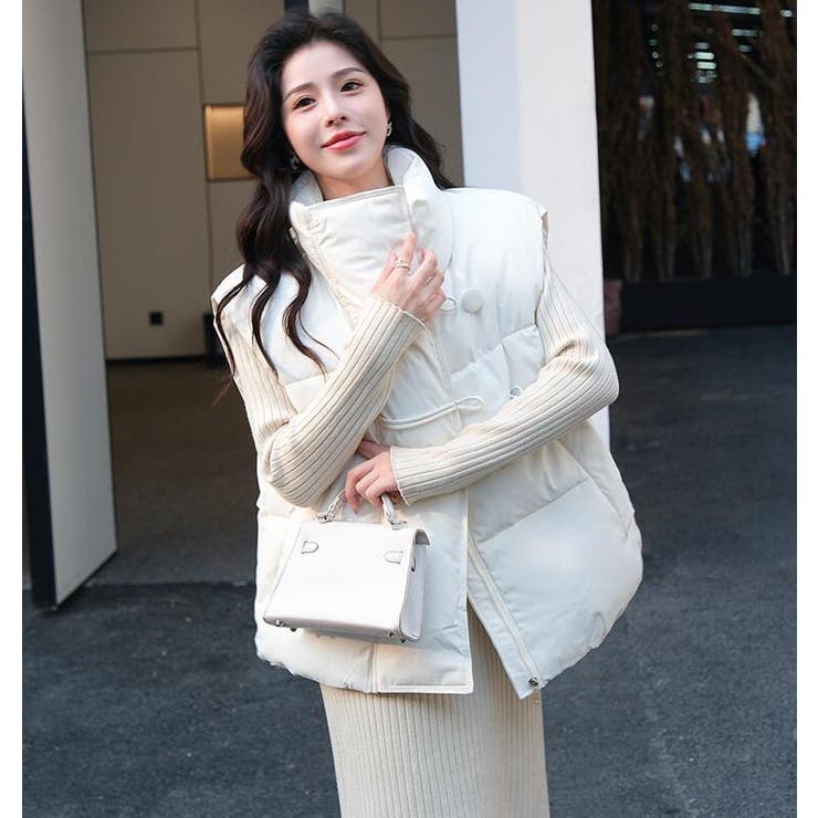 ボリューム感あるハイネックダウンベスト | Bifrost | 詳細画像1 