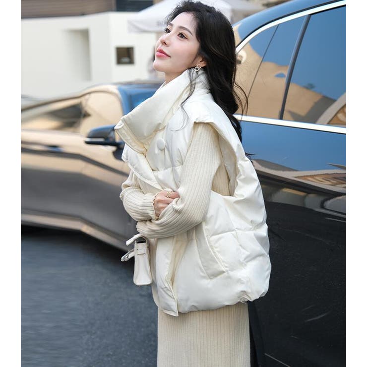 ボリューム感あるハイネックダウンベスト | Bifrost | 詳細画像7 