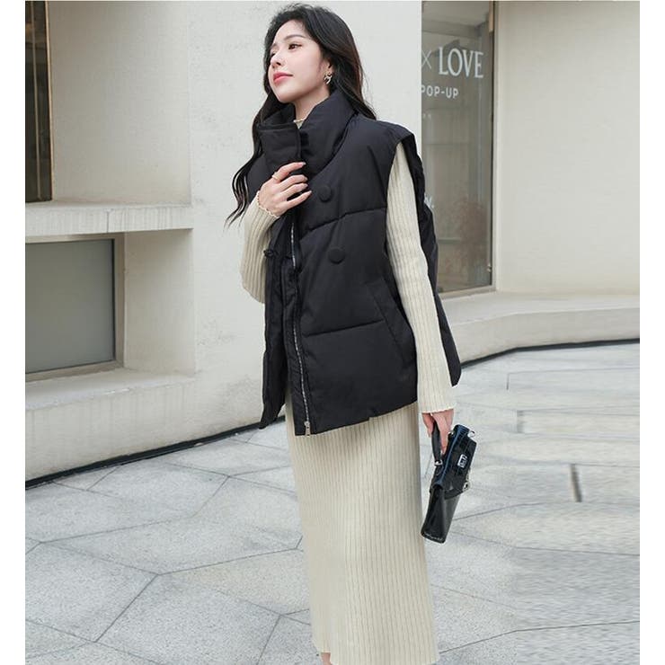 ボリューム感あるハイネックダウンベスト | Bifrost | 詳細画像15 