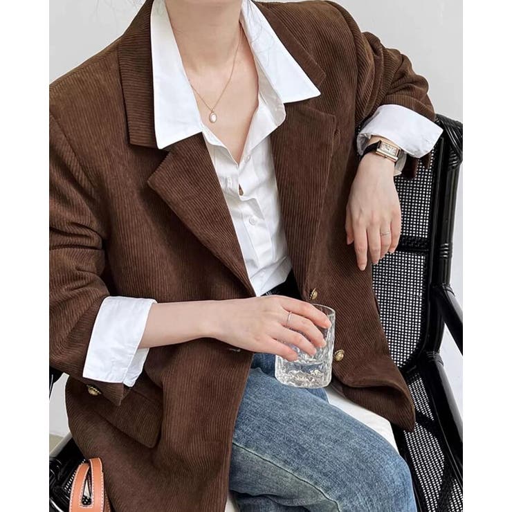 コーデュロイボタンブレザー | Bifrost | 詳細画像1 