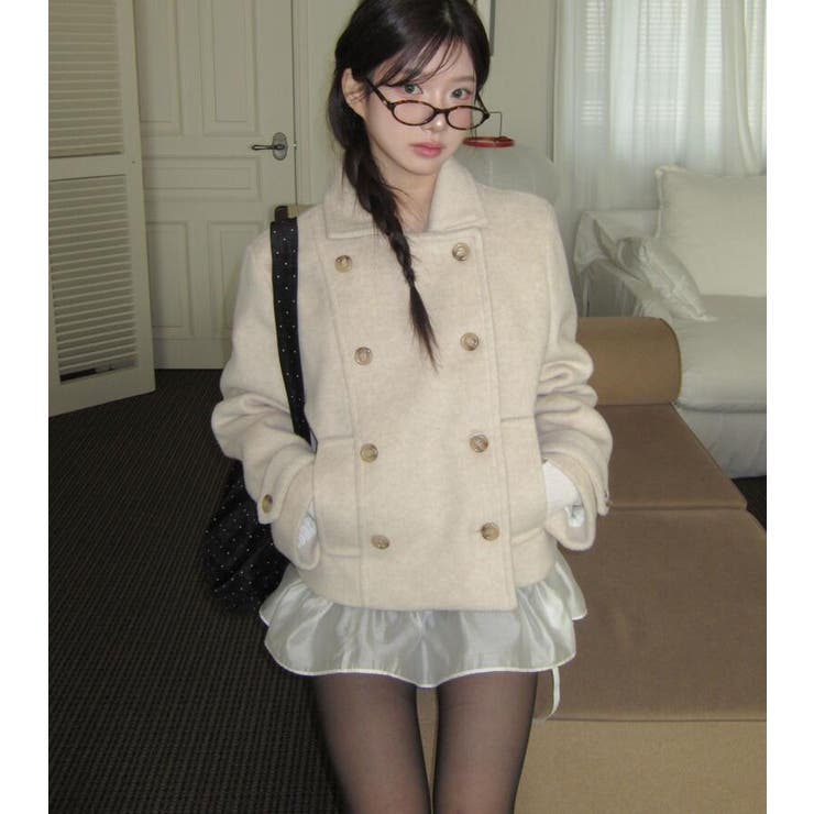 ダブルブレストショートコート | Bifrost | 詳細画像4 