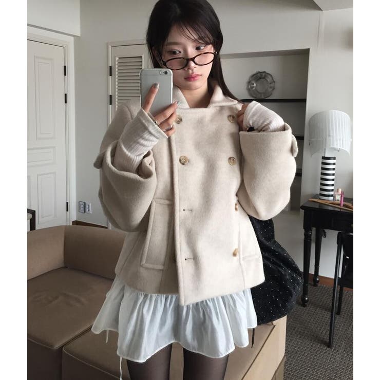 ダブルブレストショートコート | Bifrost | 詳細画像8 