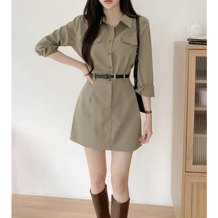 シャツワンピース【韓国ファッション】 | Bifrost | 詳細画像2 