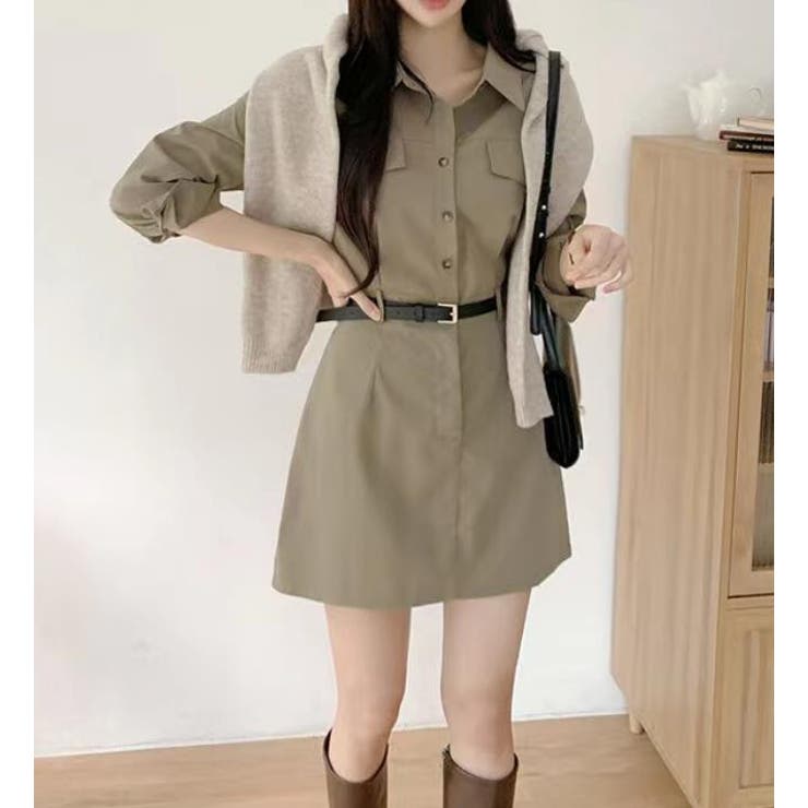 シャツワンピース【韓国ファッション】 | Bifrost | 詳細画像3 