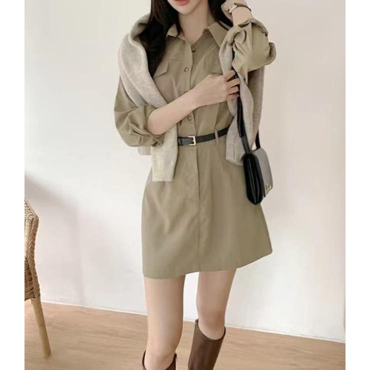 シャツワンピース【韓国ファッション】 | Bifrost | 詳細画像4 