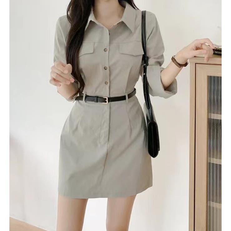 シャツワンピース【韓国ファッション】 | Bifrost | 詳細画像9 