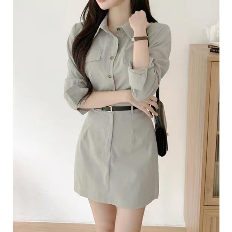 シャツワンピース【韓国ファッション】 | Bifrost | 詳細画像11 