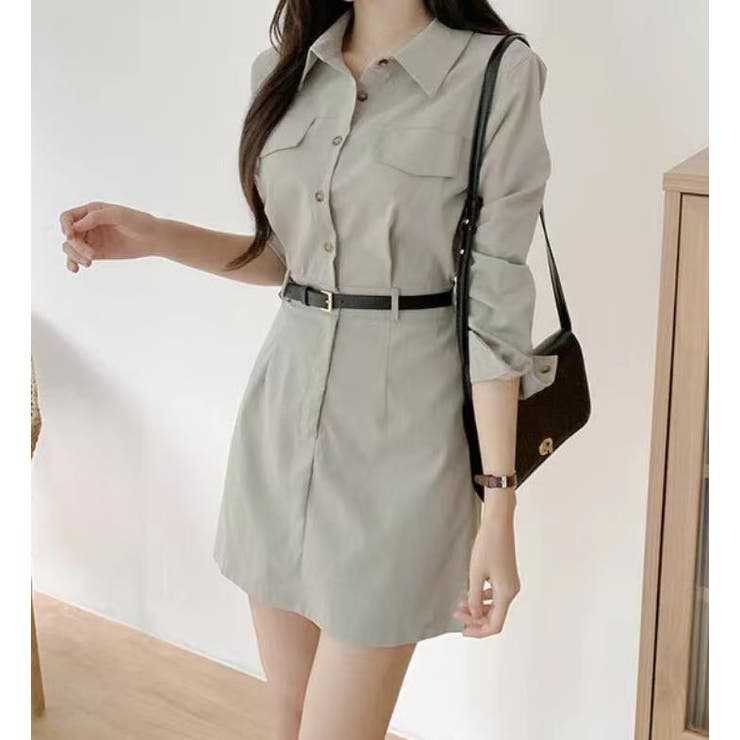 シャツワンピース【韓国ファッション】 | Bifrost | 詳細画像12 