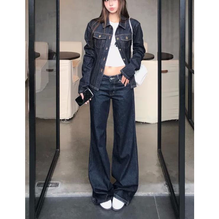 ブルー | デニムセットアップ 【韓国ファッション】 | Bifrost