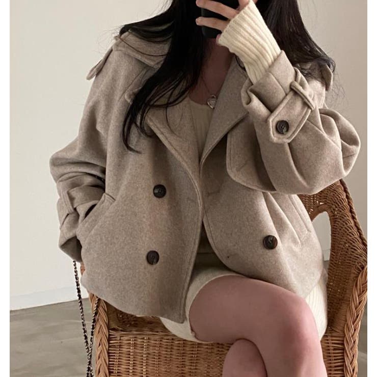 ショートコート【韓国ファッション】 | Bifrost | 詳細画像1 