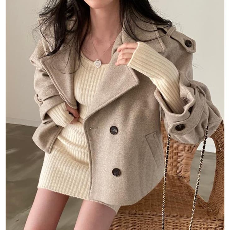 ショートコート【韓国ファッション】 | Bifrost | 詳細画像2 