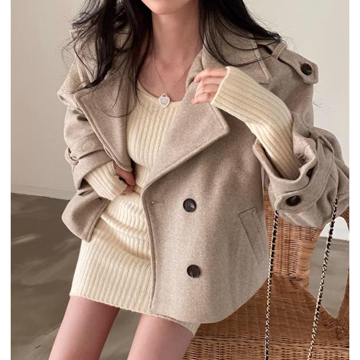 ショートコート【韓国ファッション】 | Bifrost | 詳細画像5 