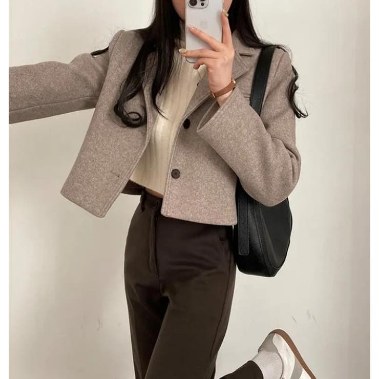 ショートコート【韓国ファッション】 | Bifrost | 詳細画像4 