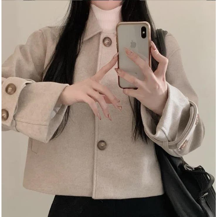 ショートコート【韓国ファッション】 | Bifrost | 詳細画像1 