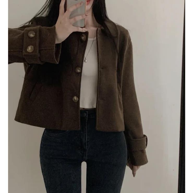 ショートコート【韓国ファッション】 | Bifrost | 詳細画像7 