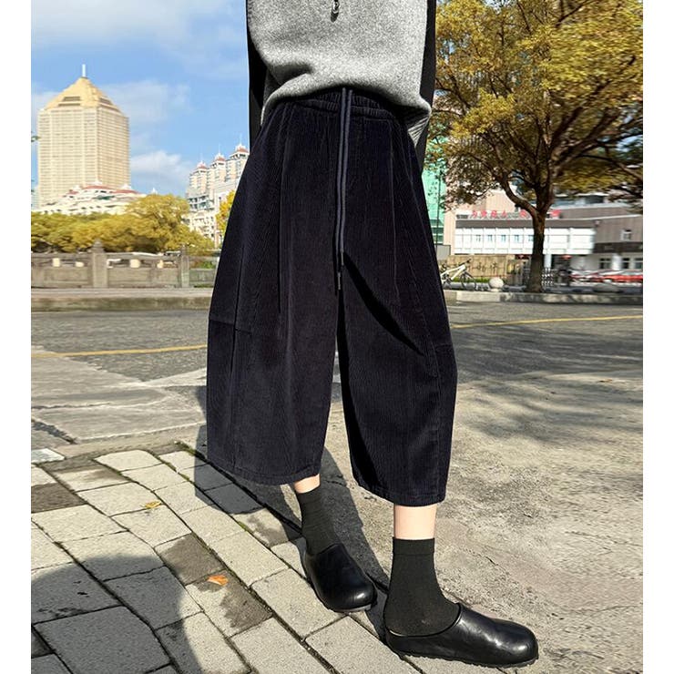 ハーフパンツ コーデュロイ ウエストダーツ付き | Bifrost | 詳細画像1 