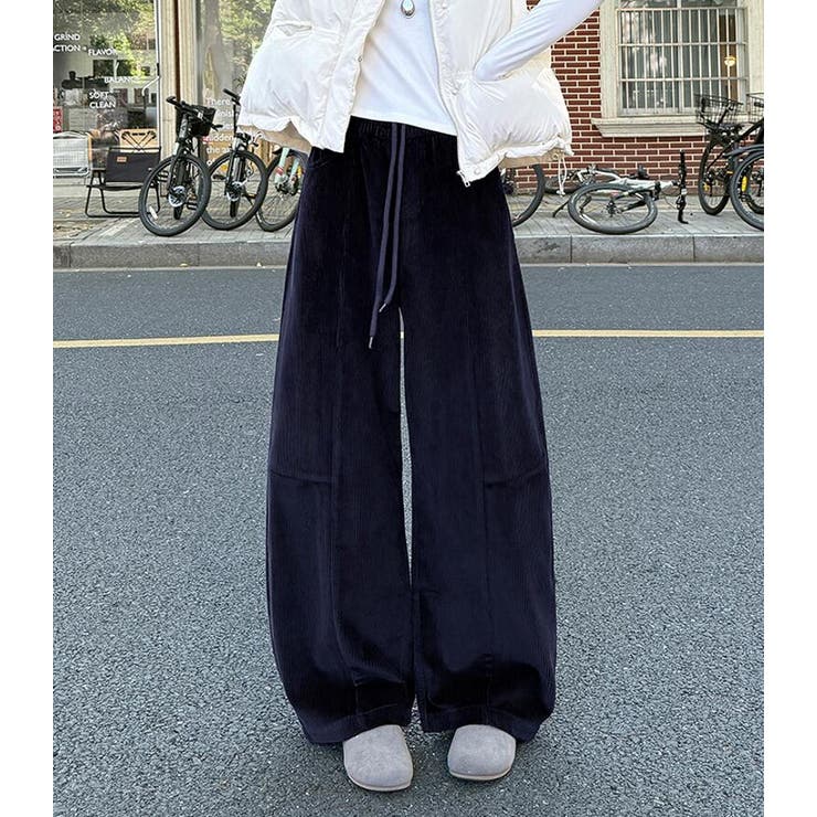 コーデュロイワイドパンツ ウエストダーツ付き | Bifrost | 詳細画像5 