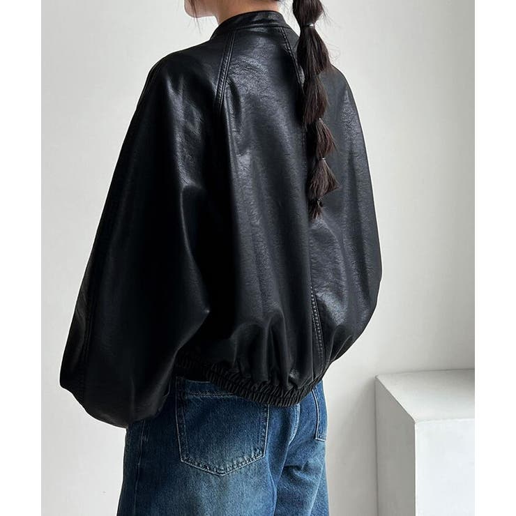 美品 JITROIS フランス製 デザイン レザーJKT 38 50-60s Le Corbusier Leather Jacket Single Breasted ル