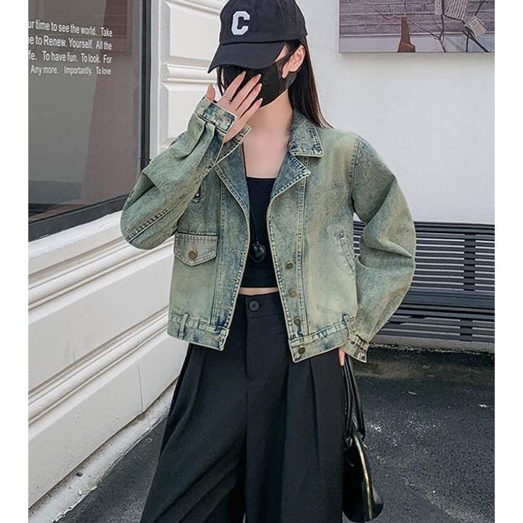 ショート丈で可愛らしい！デニムブルゾン | Bifrost | 詳細画像5 