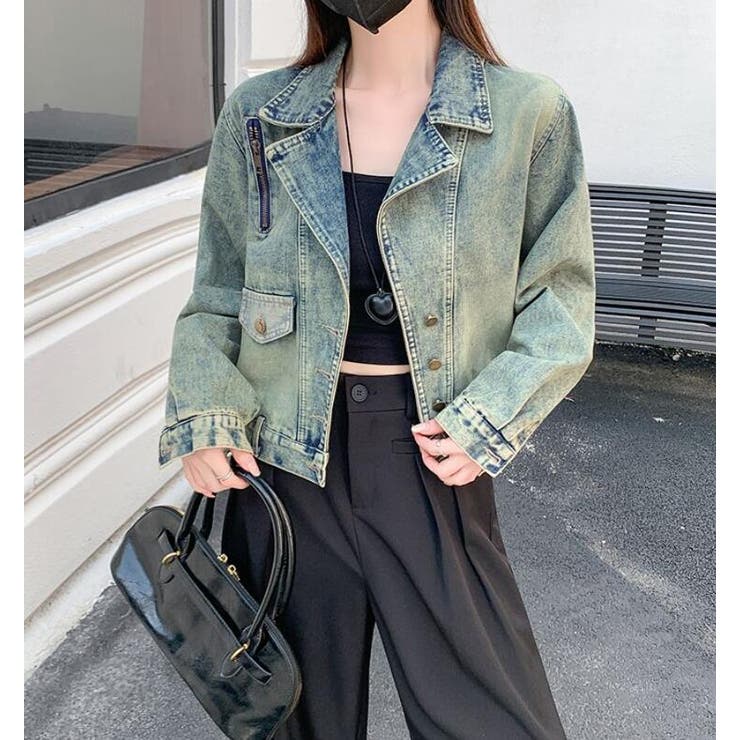 ショート丈で可愛らしい！デニムブルゾン | Bifrost | 詳細画像6 