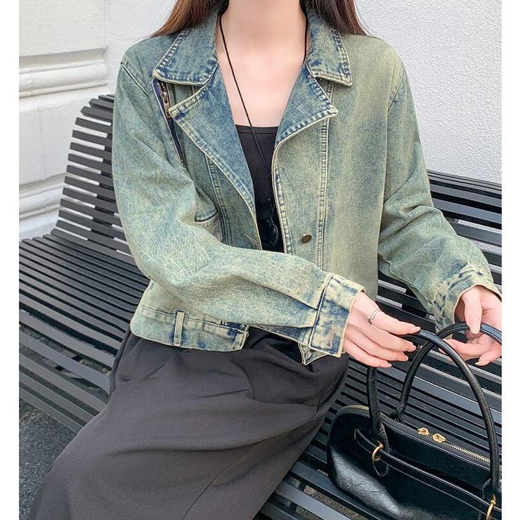 ショート丈で可愛らしい！デニムブルゾン | Bifrost | 詳細画像7 