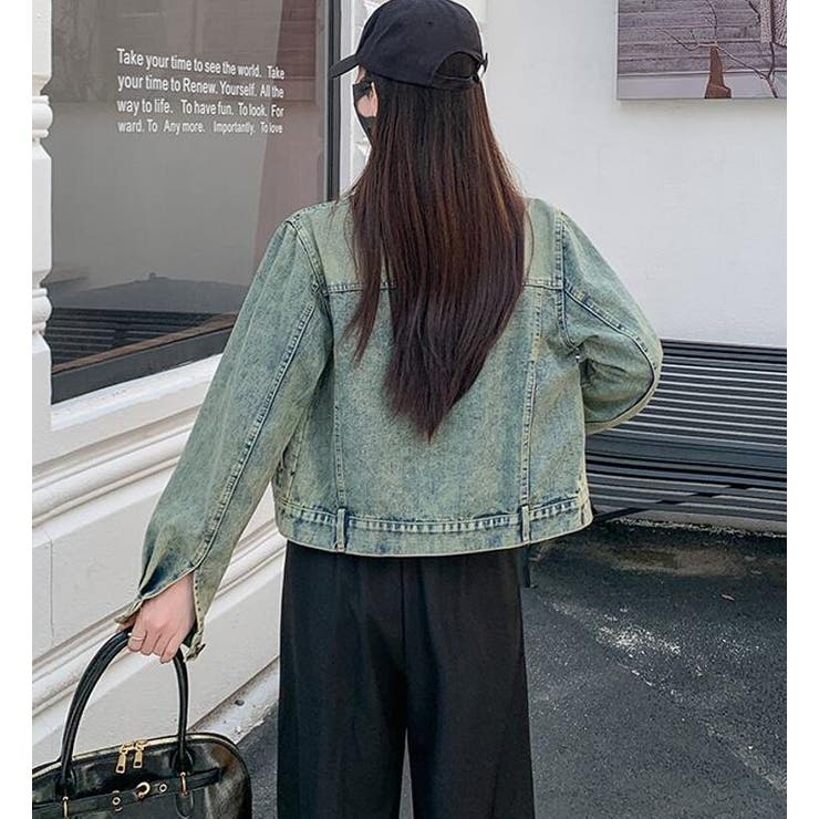 ショート丈で可愛らしい！デニムブルゾン | Bifrost | 詳細画像10 