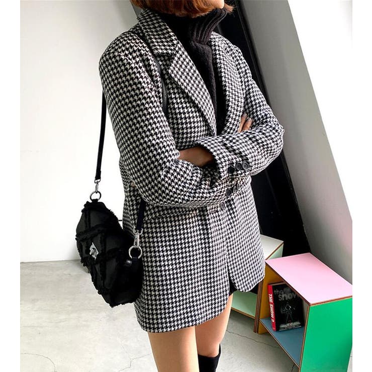 チェック柄ブレザーコート | Bifrost | 詳細画像6 