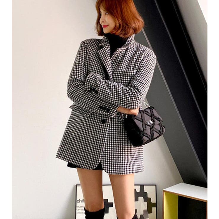 チェック柄ブレザーコート | Bifrost | 詳細画像13 