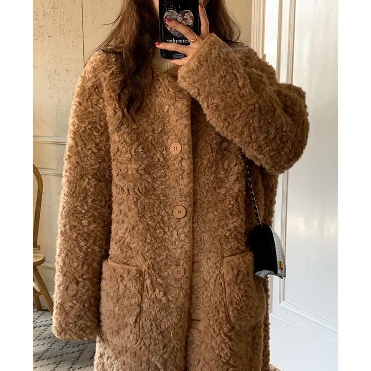 ふわふわボアロングコート | Bifrost | 詳細画像2 