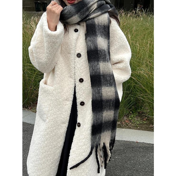 ふわふわボアロングコート | Bifrost | 詳細画像5 