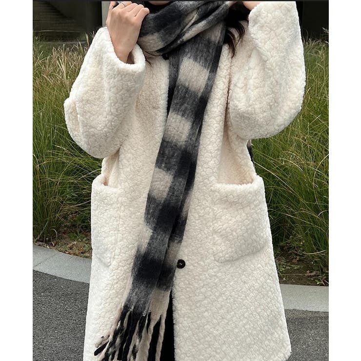 ふわふわボアロングコート | Bifrost | 詳細画像6 