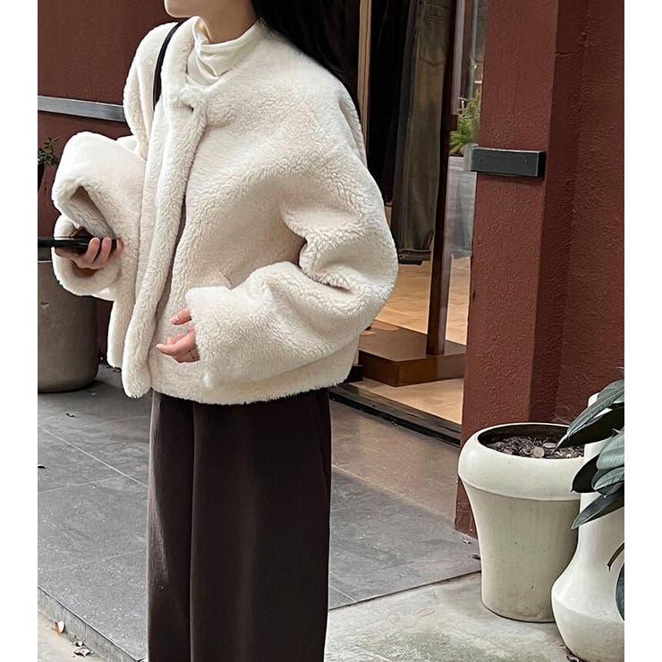 スカーフ付き&ふわふわボアジャケット | Bifrost | 詳細画像2 