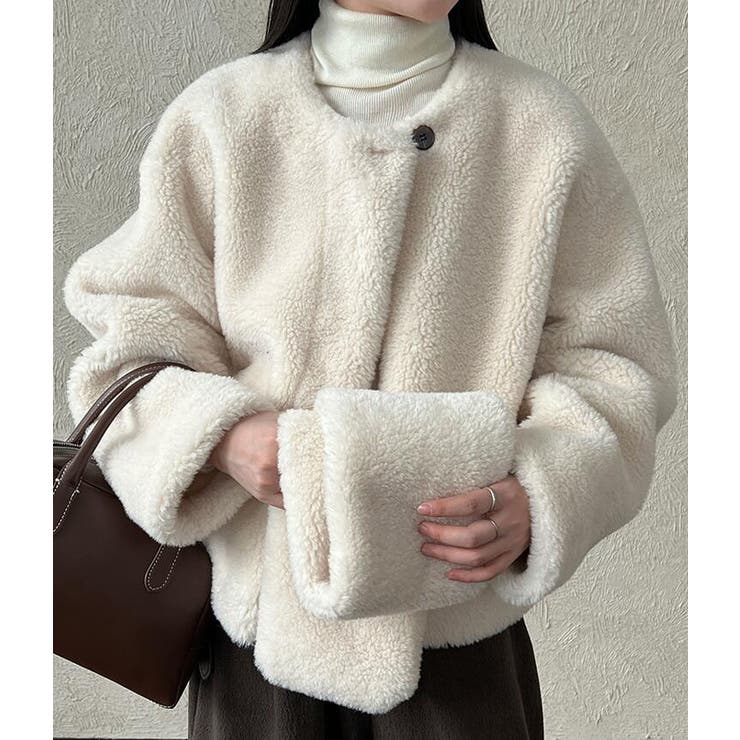 スカーフ付き&ふわふわボアジャケット | Bifrost | 詳細画像3 