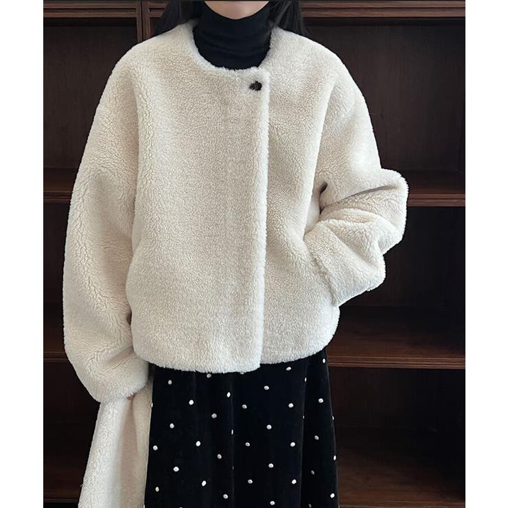 スカーフ付き&ふわふわボアジャケット | Bifrost | 詳細画像5 