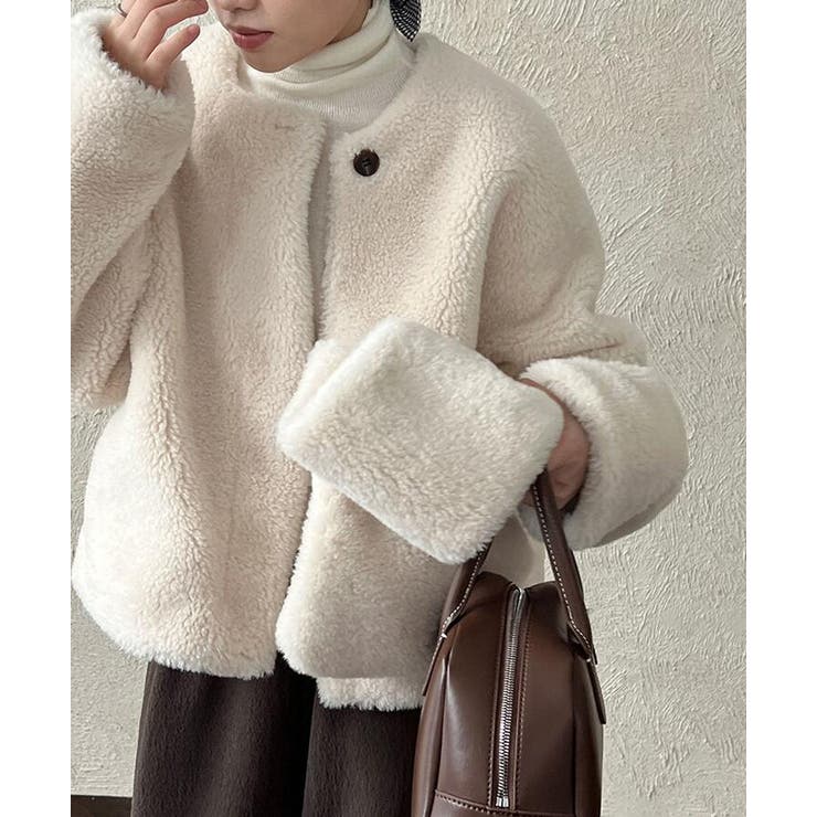 スカーフ付き&ふわふわボアジャケット | Bifrost | 詳細画像7 