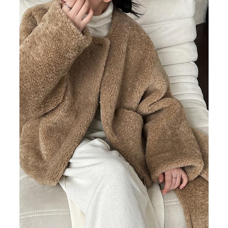 スカーフ付き&ふわふわボアジャケット | Bifrost | 詳細画像8 