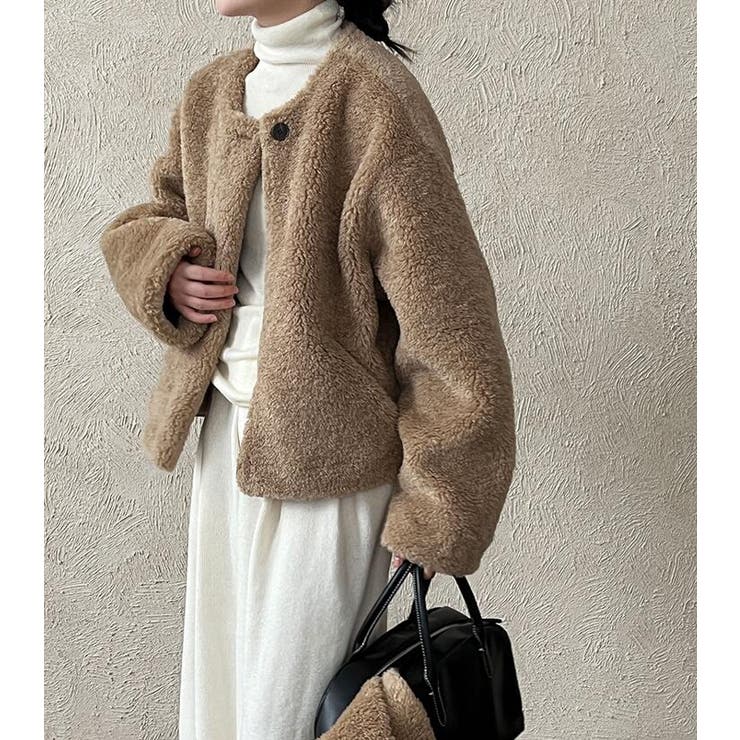 スカーフ付き&ふわふわボアジャケット | Bifrost | 詳細画像12 