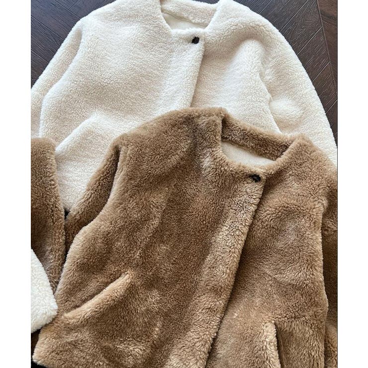 スカーフ付き&ふわふわボアジャケット | Bifrost | 詳細画像17 