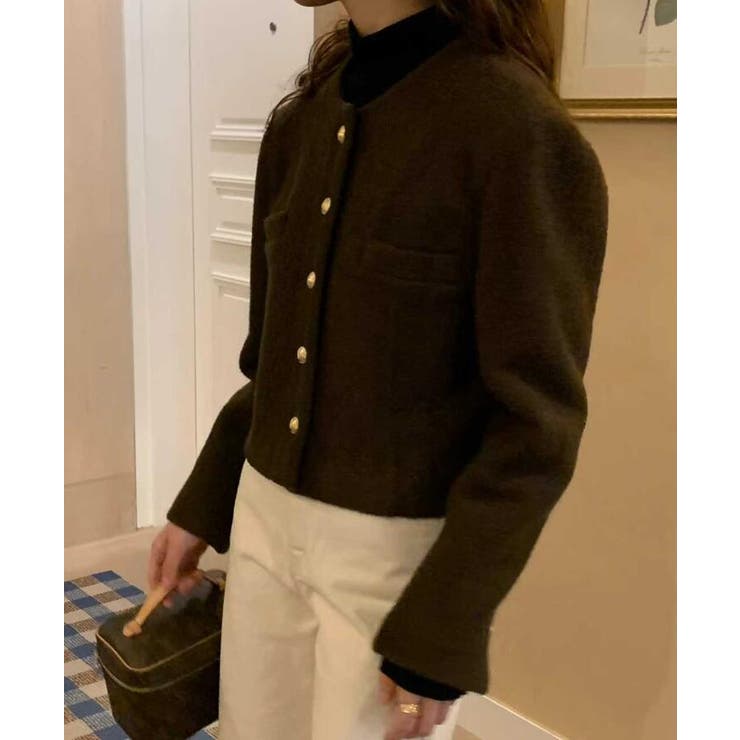 ゴールドボタン付きチャンピオンコート風ショートジャケット | Bifrost | 詳細画像5 