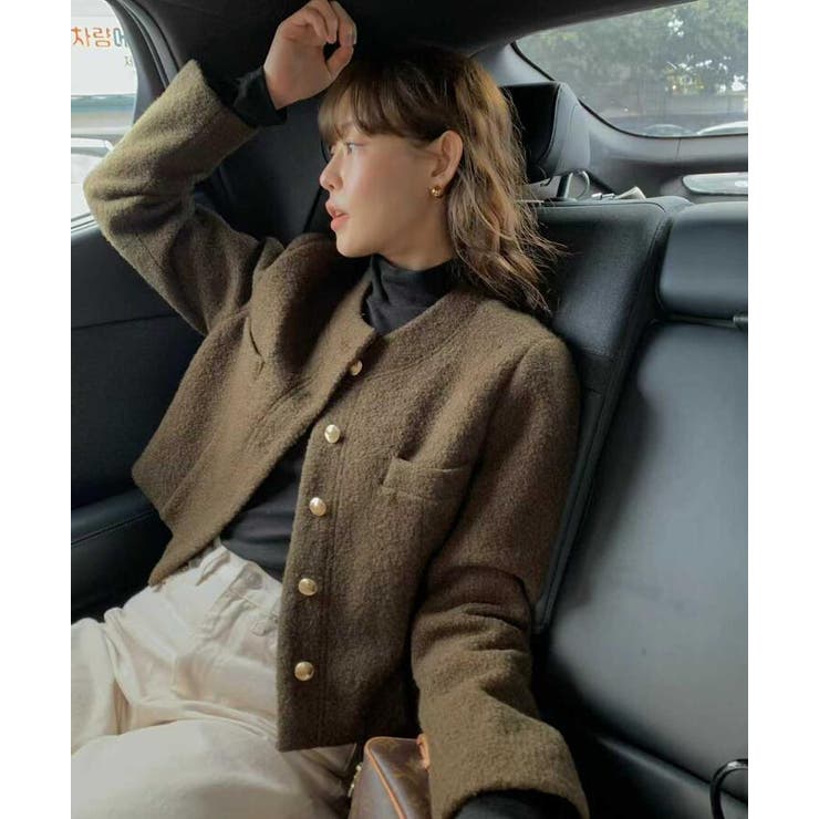 ゴールドボタン付きチャンピオンコート風ショートジャケット | Bifrost | 詳細画像7 