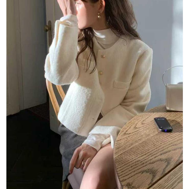 ゴールドボタン付きチャンピオンコート風ショートジャケット | Bifrost | 詳細画像8 