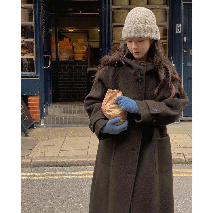 ハードルネック & ロング丈デザインのコート | Bifrost | 詳細画像1 