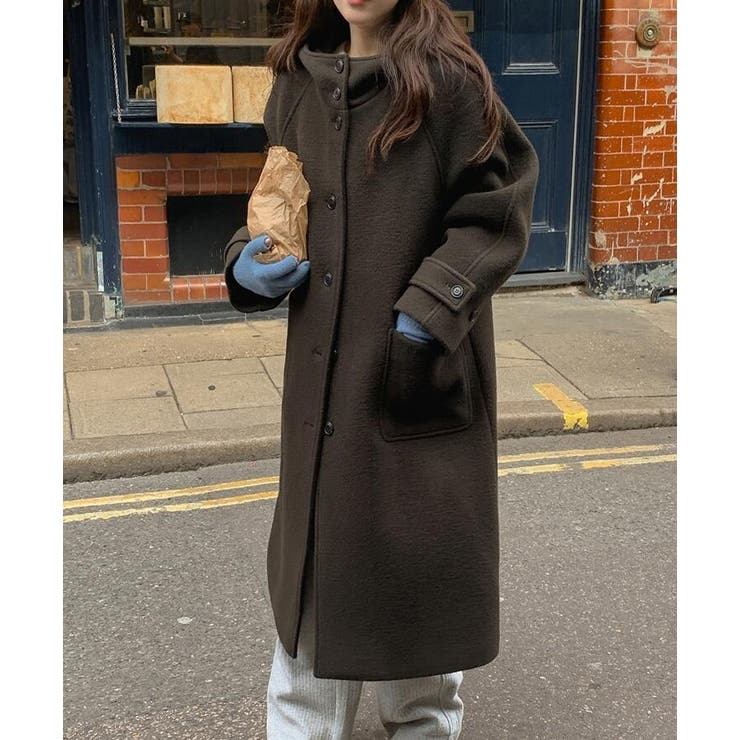 ハードルネック & ロング丈デザインのコート | Bifrost | 詳細画像2 