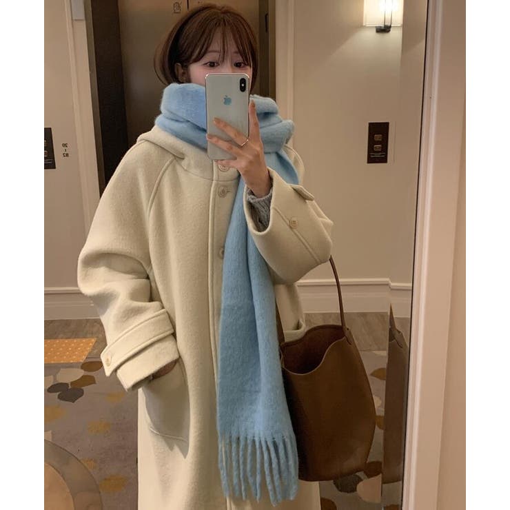 ハードルネック & ロング丈デザインのコート | Bifrost | 詳細画像4 